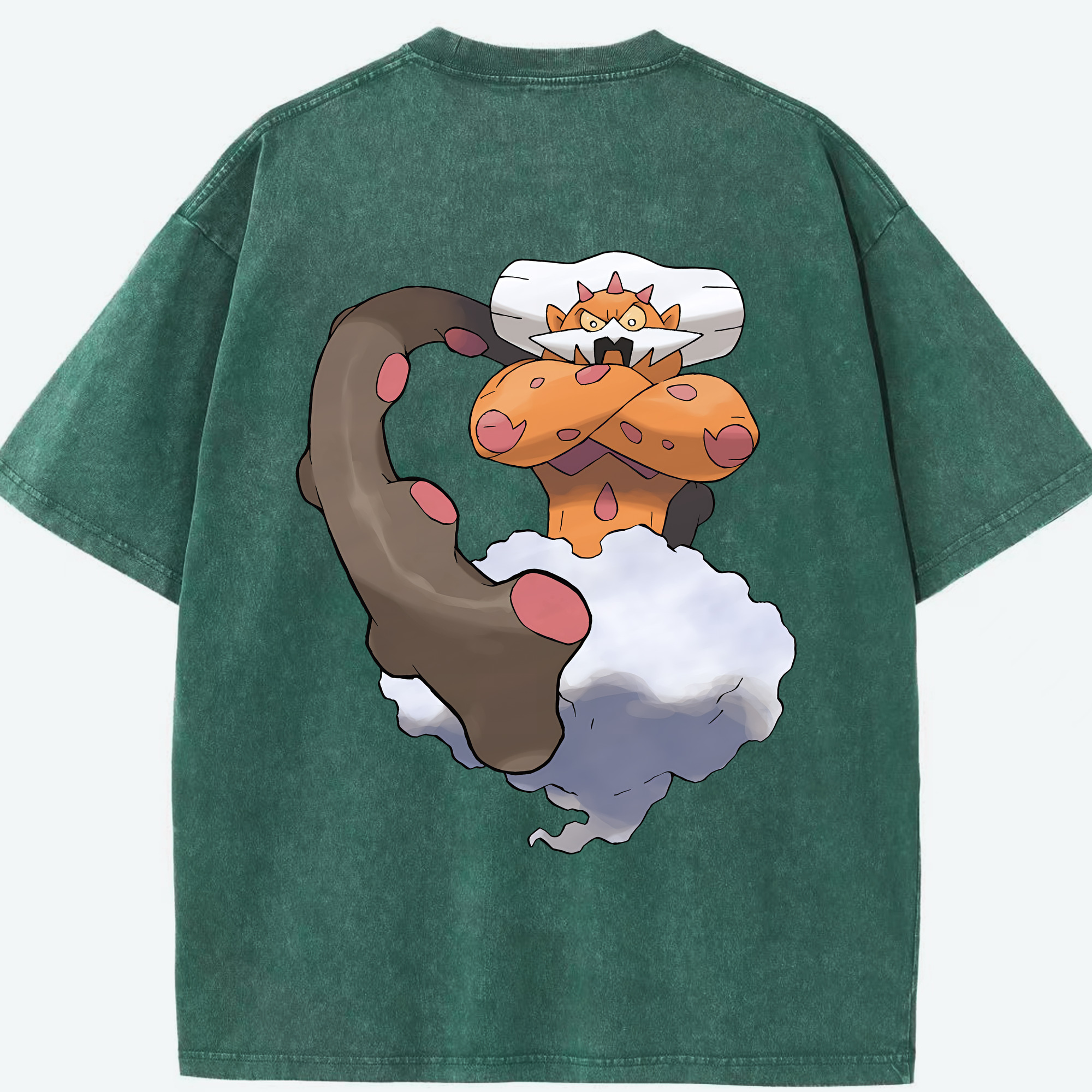 （画像用） ポケットモンスター Pokémon 綿100% ヴィンテージ風 半袖Tシャツ（背面プリント）